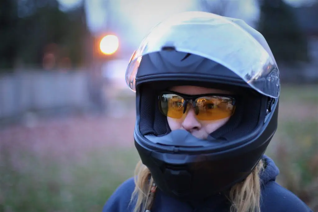 Motorcycle night riding glasses
