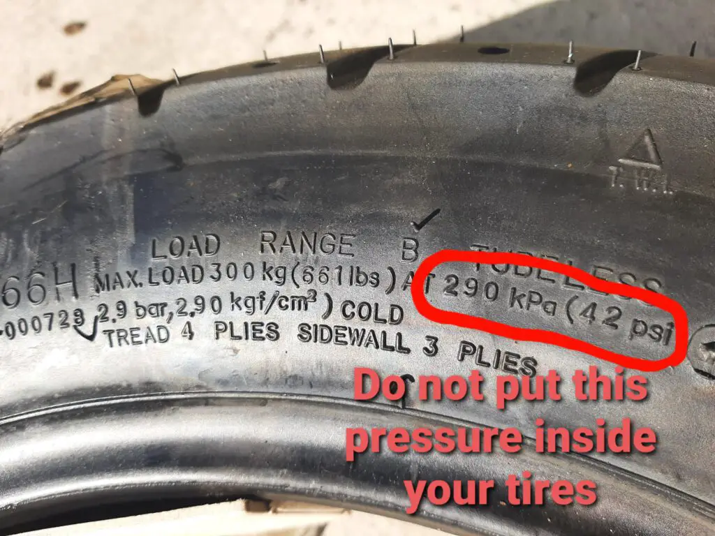 Motorcycle Tire Pressure
