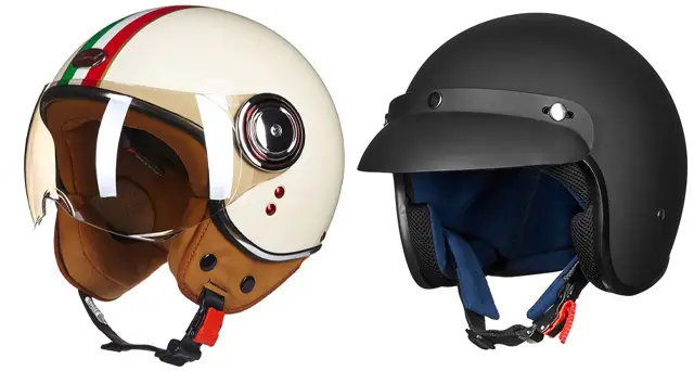 Motorcycle Open Face Helmets