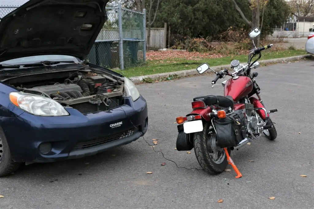 Motorcycle air pump test