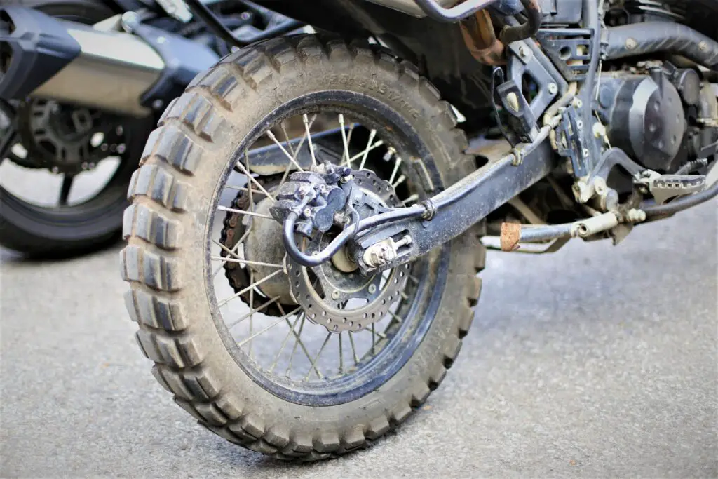 Motorcycle spoked wheel inner tube